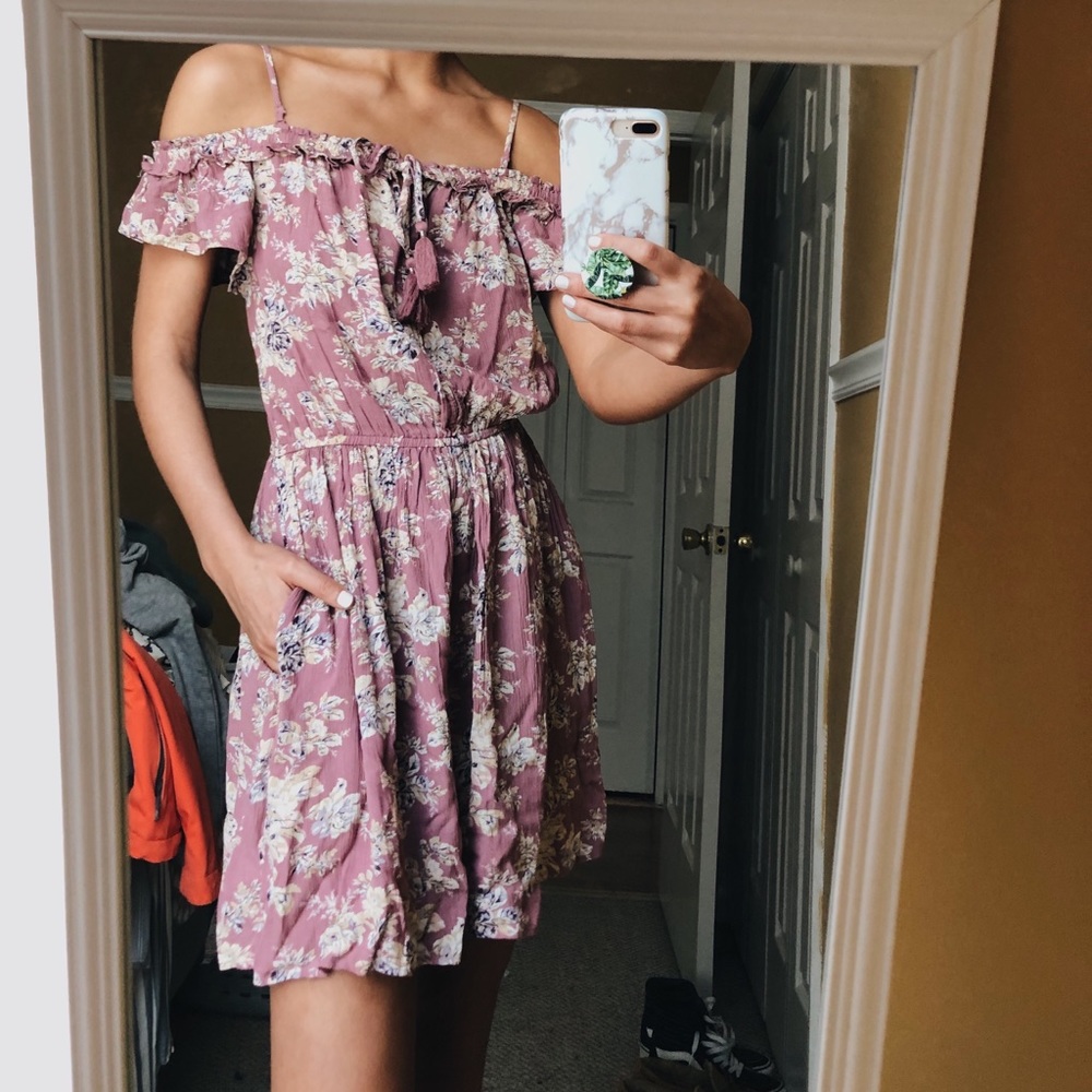 AE Shoulder Floral Dress